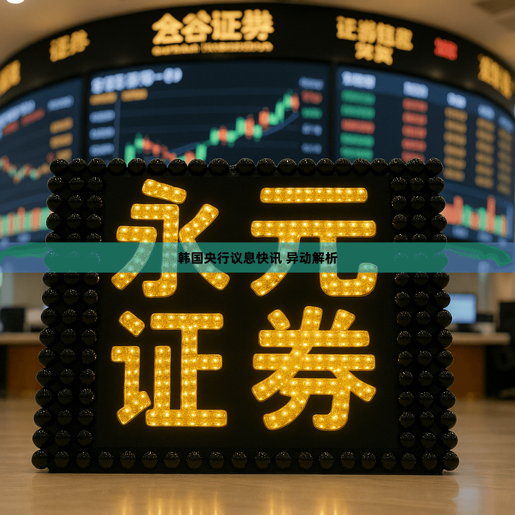 韩国央行议息快讯 异动解析