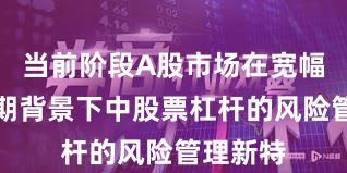 当前阶段A股市场在宽幅震荡周期背景下中股票杠杆的风险管理新特