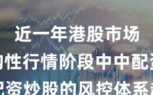近一年港股市场在结构性行情阶段中中配资炒股的风控体系趋势研判